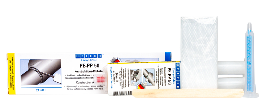Easy-Mix PE-PP 50 | Konstruktions-Klebstoff auf Methylacrylatbasis für spezielle Kunststoffe