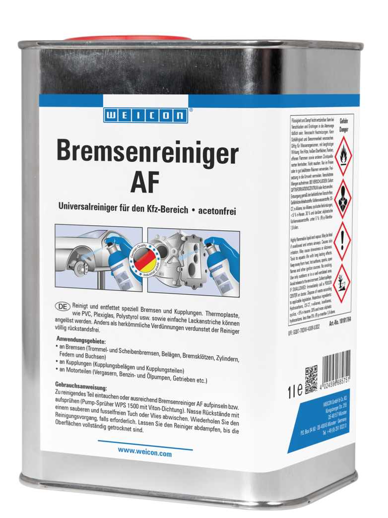 WEICON Bremsenreiniger AF | acetonfreier Universalreiniger für den Automobilbereich